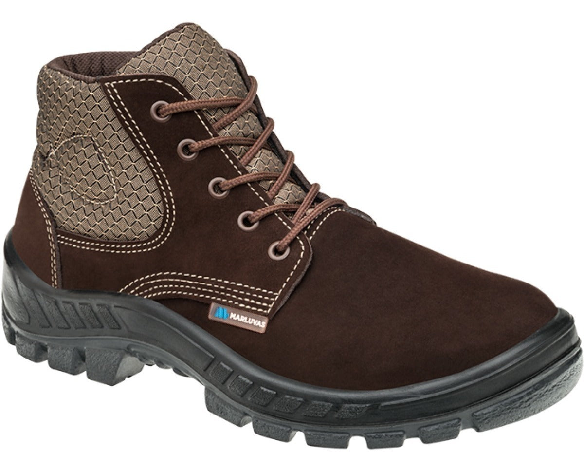 Botina Segurança Bico Pvc Bota Marluvas Nobuck 50b26 Cb Bp