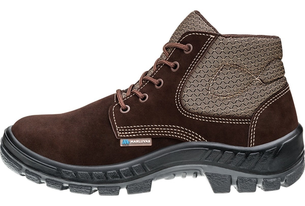 Botina Segurança Bico Pvc Bota Marluvas Nobuck 50b26 Cb Bp