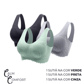 Kit 3 Unidades [Pague 1, Leve 3] - Sutiã CalmComfort®
