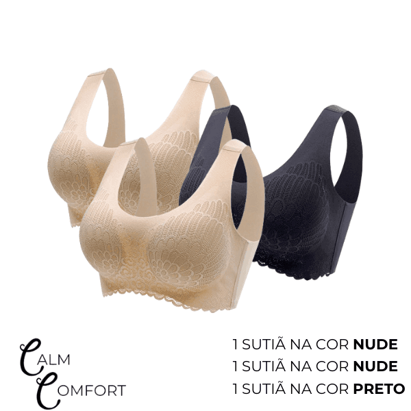 Kit 3 Unidades [Pague 1, Leve 3] - Sutiã CalmComfort®