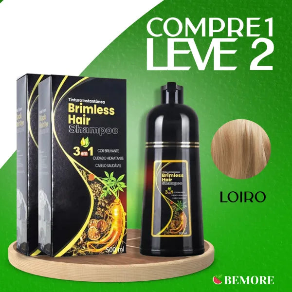 [COMPRE 1 LEVE 2] Shampoo Brimless Botânico Natural 3 em 1 (Dura Até 6 Meses!) + BRINDE Especial