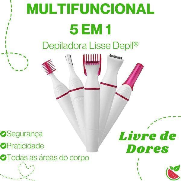 Lisse Depil® - Depiladora Multifuncional 5 em 1