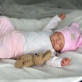 Bebê Boneca Reborn Rosali Siliconada Realista Pode dar Banho Em Promoção