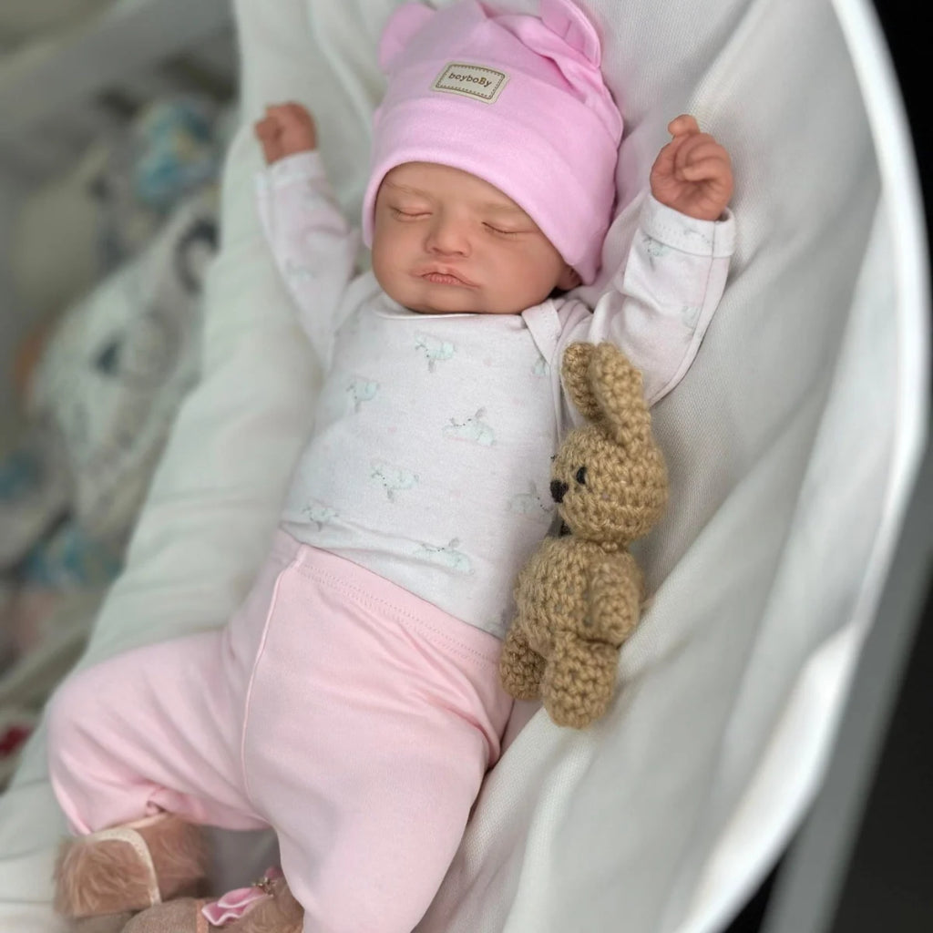 Bebê Boneca Reborn Rosali Siliconada Realista Pode dar Banho Em Promoção