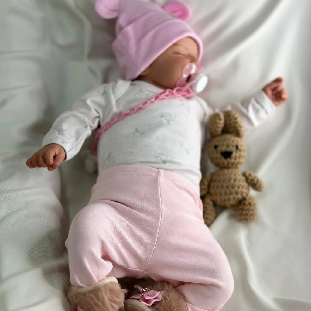 Bebê Boneca Reborn Rosali Siliconada Realista Pode dar Banho Em Promoção