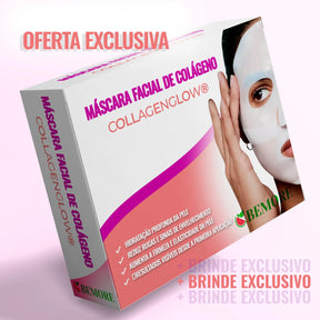 CollagenGlow® - Máscara Facial de Colágeno + BRINDE LIMITADO